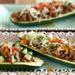 Taco Stuffed Zucchini Boats: A Flavorful Low-Carb Delight
