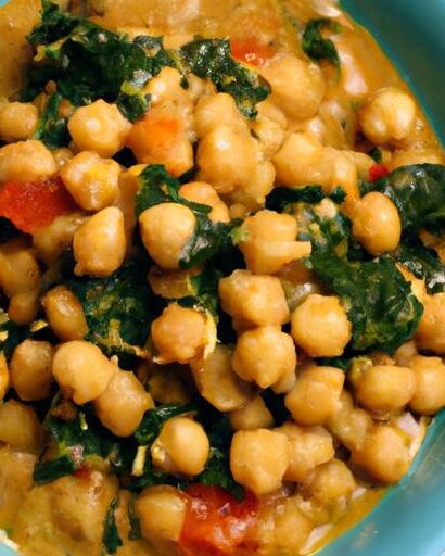 Wholesome Chickpea & Spinach Curry: A Flavorful Delight