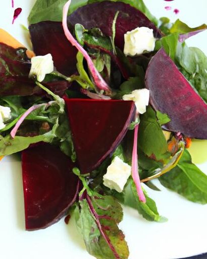 Brighten Your Plate: Roasted Beet and Goat Cheese Salad
