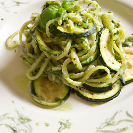 Zucchini Noodles with Pesto: A Fresh Twist on Pasta Classics
