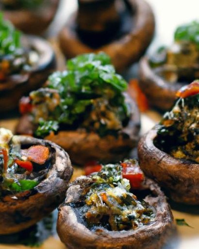 Hearty Stuffed Portobello Mushrooms: A Flavorful Delight