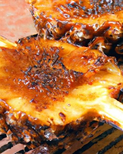 Savor the Sweet Spice: Grilled Pineapple with Cinnamon Delight