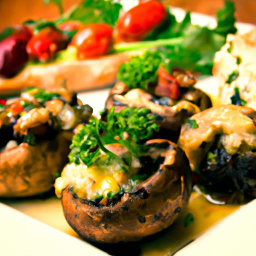 Hearty Stuffed Portobello ⁢Mushrooms: ‍A Flavorful Delight