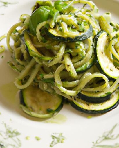 Zucchini Noodles with Pesto: A Fresh Twist on Pasta Classics