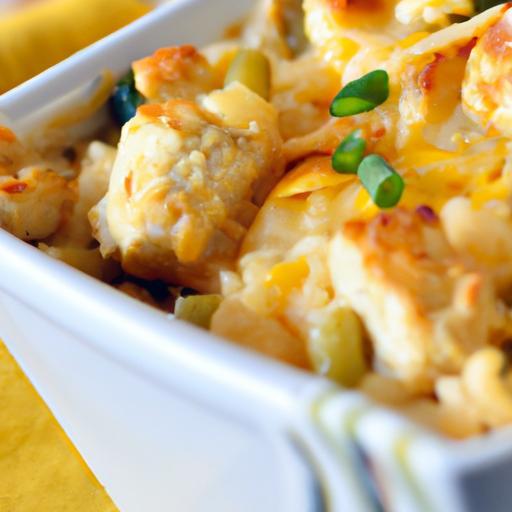 Cheesy Chicken & Rice Casserole: Cozy Comfort in Every Bite