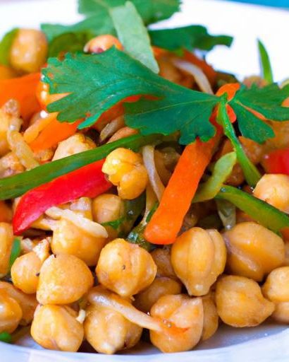 Vibrant Chickpea & Veggie Stir-Fry: A Nutritious Delight