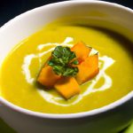 Golden Glow: Carnival Squash Soup with Turmeric Twist