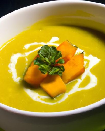 Golden Glow: Carnival Squash Soup with Turmeric Twist