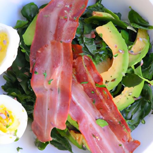 Creamy Keto Avocado & Egg Salad with Crispy Bacon Twist