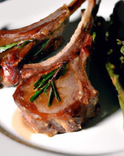 Savor the Flavor: Grilled Lamb Chops with Rosemary Magic
