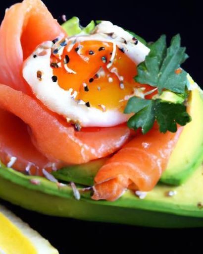 Savory Delight: Smoked Salmon & Egg Stuffed Avocados Recipe
