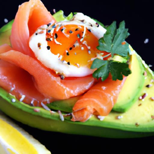 Savory Delight: Smoked Salmon & Egg Stuffed Avocados Recipe