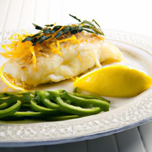 The Zesty Delight of Baked Cod with Lemon and Dill