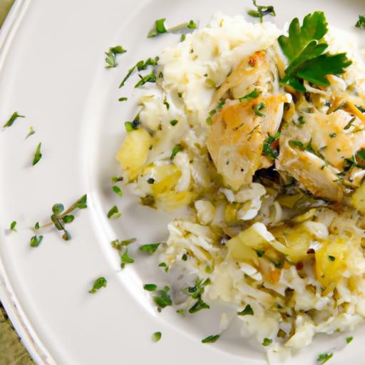 Zesty One-Pot Lemon Herb Chicken Orzo: A Flavorful Feast