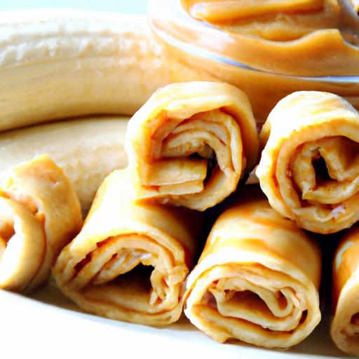 Delicious Peanut Butter & Banana Roll-Ups: Easy Snack​ Idea