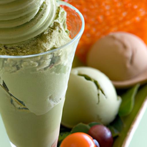 Savor the Delight: Japanese Matcha Green Tea Ice Cream Refreshment