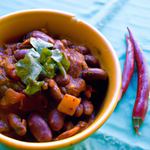 Hearty Vegan bean Chili: Nutritious Comfort in a Bowl