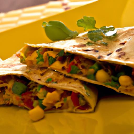 Quick & Flavorful: 10-Minute Veggie Quesadilla Delight
