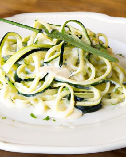 Twirl into Health: Zucchini Noodles with Creamy Alfredo