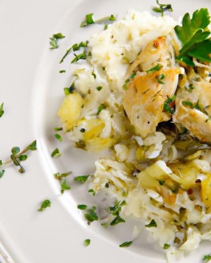 Zesty One-Pot Lemon Herb Chicken Orzo: A Flavorful Feast