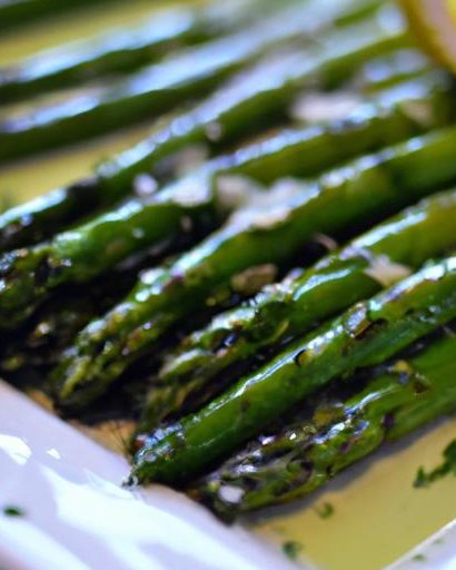 Zesty Grilled Asparagus with Lemon & Parmesan Delight